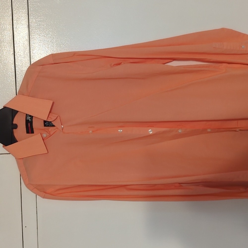 Men's J Ferrar Slim Medium Dress Shirt, Salmon